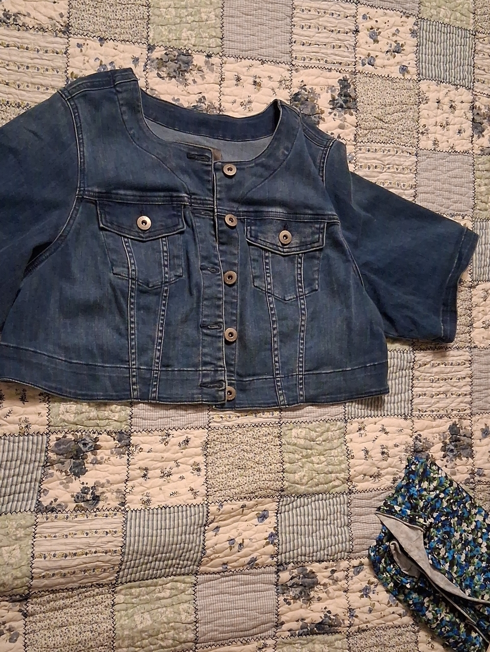Torrid Crop Denim Jacket